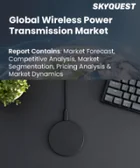 表紙：ワイヤレス電力伝送市場の規模、シェア、成長分析：技術別、エンドユーザー別、導入形態別、地域別－業界予測（2026-2033年）