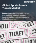 表紙：スポーツイベントチケット市場規模、シェア、成長分析：種類別、イベント種別、チケット種別、流通チャネル別、価格帯別、地域別－業界予測2026-2033年