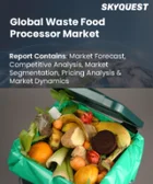 表紙：食品廃棄物処理装置市場規模、シェア、成長分析：種類別、用途別、地域別－業界予測2026-2033年