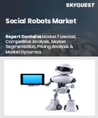 表紙：ソーシャルロボット市場規模、シェア、および成長分析：コンポーネント別、技術別、用途別、エンドユーザー別、移動性別、地域別- 業界予測2026-2033年