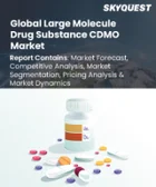 表紙：高分子医薬品原薬の受託開発製造（CDMO）市場規模、シェア、成長分析：サービス別、原料源別、エンドユーザー別、地域別－業界予測2026-2033年