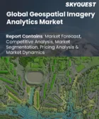 表紙：地理空間画像分析市場の規模、シェア、成長分析：画像タイプ別、収集媒体別、導入形態別、組織規模別、用途別、エンドユーザー別、地域別業界予測：2026年～2033年