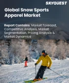 表紙：スノースポーツアパレル市場規模、シェア、成長分析：製品タイプ別、流通チャネル別、価格帯別、エンドユーザー産業別、地域別－業界予測2026-2033年