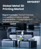 表紙：金属3Dプリンティングの市場規模、シェア、および成長分析：技術別、プリンティングタイプ別、コンポーネント別、業界別、地域別 - 業界予測（2026年～2033年）