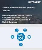 表紙：狭帯域IoT（NB-IoT）市場規模、シェア、成長分析：コンポーネント別、デバイスタイプ別、導入形態別、業界別、地域別- 業界予測2026-2033年