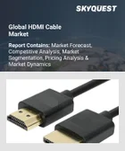 表紙：HDMIケーブル市場規模、シェア、成長分析：タイプ別、長さ別、グレード別、用途別、流通チャネル別、地域別- 業界予測2026-2033年