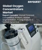 表紙：酸素濃縮器市場規模、シェア、成長分析：タイプ別、技術別、用途別、エンドユーザー別、地域別－業界予測（2026～2033年）