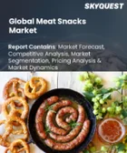 表紙：肉スナック市場規模、シェア、成長分析：製品タイプ別、原料別、フレーバー別、性質別、販売チャネル別、エンドユーザー別、地域別－業界予測（2026～2033年）