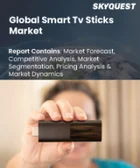 表紙：スマートTVスティックの市場規模、シェア、成長分析：製品タイプ別、用途別、流通チャネル別、地域別 - 産業予測、2026年～2033年