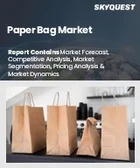 表紙：紙袋市場の規模、シェア、成長分析：製品タイプ別、材料タイプ別、地域別－業界予測（2026～2033年）