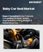 表紙：ベビーカーシート市場規模、シェア、成長分析：製品タイプ別、設置タイプ別、流通チャネル別、地域別- 業界予測2026-2033年