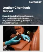 表紙：皮革用化学品市場規模、シェア、成長分析：製品別、工程別、用途別、地域別－業界予測2026-2033年