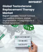 表紙：テストステロン補充療法市場規模、シェア、および成長分析：有効成分別、地域別－業界予測2026-2033年