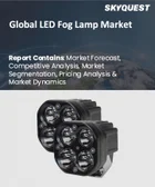 表紙：LEDフォグランプ市場規模、シェア、成長分析：色別、位置別、車種別、販売チャネル別、地域別－業界予測2026-2033年