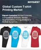 表紙：カスタムTシャツ印刷市場の規模、シェア、成長分析：印刷技術別、デザイン別、販売チャネル別、最終用途別、地域別－業界予測2026-2033年