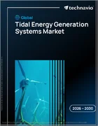 表紙：潮汐エネルギー発電システムの世界市場、2026年～2030年