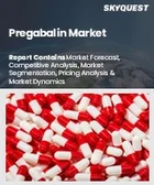 表紙：プレガバリン市場規模、シェア、成長分析：剤形別、用途別、薬剤クラス別、流通経路別、エンドユーザー別、地域別- 業界予測2026-2033年