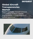 表紙：航空機用透明部品の市場規模、シェア、成長分析：素材別、航空機タイプ別、用途別、最終用途別、地域別－業界予測2026-2033年