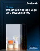 表紙：世界の母乳保存用バッグおよびボトル市場2025-2029年