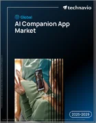 表紙：世界のAIコンパニオンアプリ市場2025-2029年