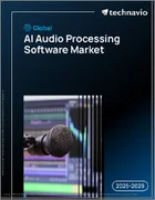 表紙：世界のAI音声処理ソフトウェア市場2025-2029年