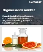 表紙：有機酸市場規模、シェア、成長分析：製品別、用途別、原料別、形態別、地域別－業界予測（2026～2033年）