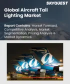 表紙：航空機尾部照明市場規模、シェア、および成長分析：照明タイプ別、用途別、地域別- 業界予測2026-2033年