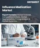 表紙：インフルエンザ治療薬市場規模、シェア、成長分析：薬剤タイプ別、インフルエンザタイプ別、年齢層別、投与経路別、タイプ別、薬剤別、流通チャネル別、地域別- 業界予測2026-2033年