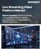 表紙：ライブストリーミング動画プラットフォーム市場規模、シェア、成長分析：プラットフォームタイプ別、ストリーミングプロトコル別、アプリケーション別、デバイスタイプ別、収益モデル別、地域別- 業界予測2026-2033年