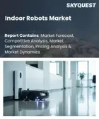 表紙：屋内ロボット市場規模、シェア、および成長分析：製品タイプ別、ロボットタイプ別、ハードウェアコンポーネント別、用途別、エンドユーザー別、稼働環境別、地域別－業界予測2026-2033年