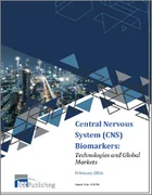 表紙：中枢神経系 (CNS) バイオマーカー：各種技術と世界の市場