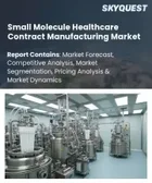 表紙：低分子医薬品受託製造市場の規模、シェア、成長分析：サービス別、治療領域別、エンドユーザー別、地域別－業界予測2026-2033年