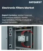 表紙：電子フィルター市場規模、シェア、および成長分析：製品タイプ別、ろ過技術別、フィルター材料別、用途別、最終用途産業別、流通チャネル別、地域別－業界予測2026-2033年