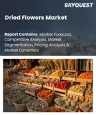 表紙：ドライフラワー市場規模、シェア、成長分析：製品タイプ別、花の種類別、用途別、エンドユーザー別、販売チャネル別、地域別－業界予測2026-2033年