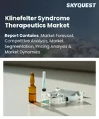 表紙：クラインフェルター症候群治療薬市場の規模、シェア、および成長分析：治療法別、投与経路別、臨床的焦点別、エンドユーザー別、地域別―2026年～2033年の業界予測
