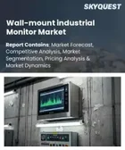 表紙：壁掛け型産業用モニター市場の規模、シェア、および成長分析：ディスプレイサイズ・解像度別、保護・耐環境性別、タッチスクリーン技術別、最終用途産業別、地域別―2026年～2033年の業界予測