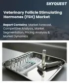表紙：獣医用卵胞刺激ホルモン（FSH）市場の規模、シェア、および成長分析：製品タイプ別、動物種別、エンドユーザー別、投与経路別、地域別―2026年～2033年の業界予測