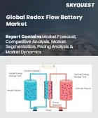 表紙：レドックスフロー電池市場の規模、シェア、および成長分析：フロー電池タイプ別、用途別、蓄電時間別、定格出力別、エンドユーザー別、地域別―2026年～2033年の業界予測