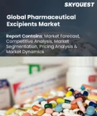表紙：医薬品賦形剤市場の規模、シェア、および成長分析：製品タイプ別、機能別、製剤形態別、原料別、エンドユーザー別、地域別―2026年～2033年の業界予測