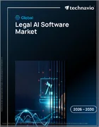 表紙：法的AIソフトウェアの世界市場 2026年～2030年