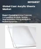 表紙：キャストアクリルシート市場の規模、シェア、および成長分析：製品タイプ別、形状別、厚さ別、用途別、最終用途産業別、地域別―2026年～2033年の業界予測