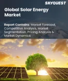 表紙：太陽エネルギー市場の規模、シェア、および成長分析：製品／構成部品別、技術別、設置形態別、系統接続形態別、最終用途別、電源別、地域別―2026年～2033年の業界予測