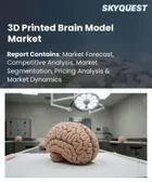 表紙：3Dプリント脳モデル市場の規模、シェア、成長分析：素材別、技術別、用途別、地域別―2026年～2033年の業界予測