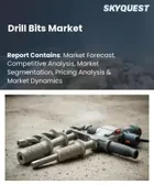 表紙：ドリルビット市場の規模、シェア、および成長分析：製品タイプ別、材質別、サイズ別、導入場所別、最終用途産業別、流通チャネル別、地域別―2026年～2033年の業界予測