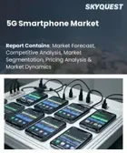 表紙：5Gスマートフォン市場の規模、シェア、成長分析：OS別、価格帯別、ディスプレイタイプ別、RAM容量別、用途別、販売チャネル別、地域別―2026年～2033年の業界予測