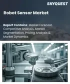 表紙：ロボット用センサー市場の規模、シェア、および成長分析：センサータイプ別、ロボットタイプ別、用途別、最終用途別、地域別―2026年～2033年の業界予測