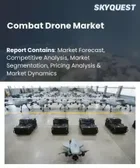 表紙：戦闘用ドローンの市場規模、シェア、および成長分析：ドローンの種類別、航続距離別、ペイロードの種類別、用途別、エンドユーザー別、推進タイプ別、地域別―2026年～2033年の業界予測