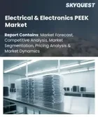 表紙：電気・電子機器向けPEEK市場の規模、シェア、成長分析：製品タイプ別、形状別、用途別、最終用途産業別、流通チャネル別、地域別―2026年～2033年の業界予測