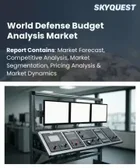表紙：世界の防衛予算分析の市場規模、シェア、成長分析：展開タイプ別、コンポーネント別、予算カテゴリー別、用途別、エンドユーザー別、地域別―2026年～2033年の業界予測