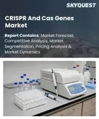 表紙：CRISPRとCas遺伝子の市場規模、シェア、成長分析：製品タイプ別、Casタイプ別、用途別、エンドユーザー別、送達方法別、ワークフロー別、地域別―2026年～2033年の業界予測